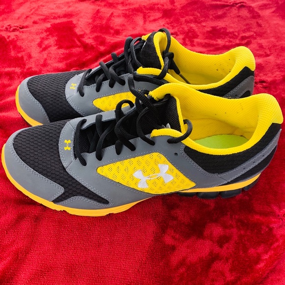 under armor yellow shoes